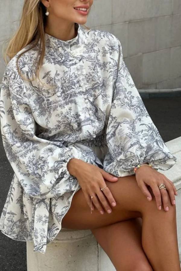 VERSAILLES- Garden Mini Dress