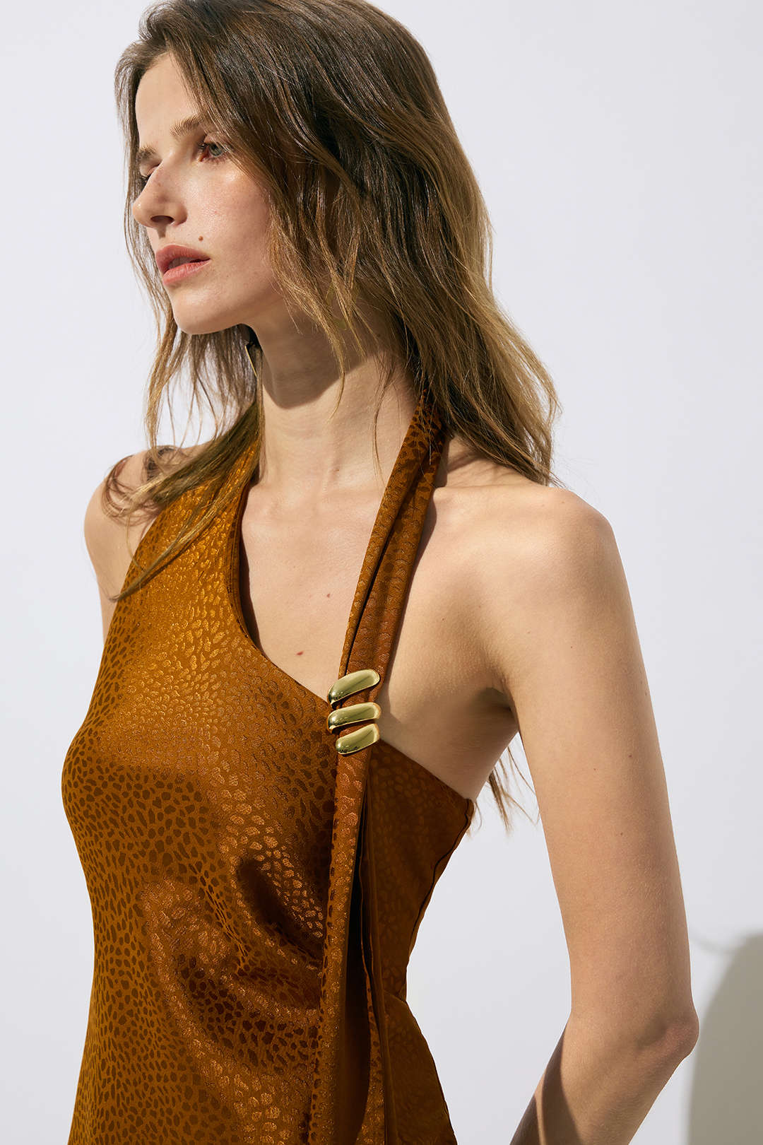 SOLSTICE™ Glow Halter Dress