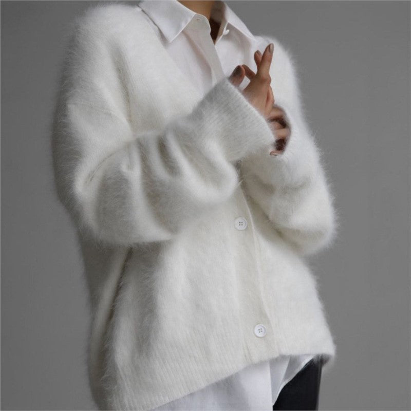 ELARA- Plush Cashmere Cardigan