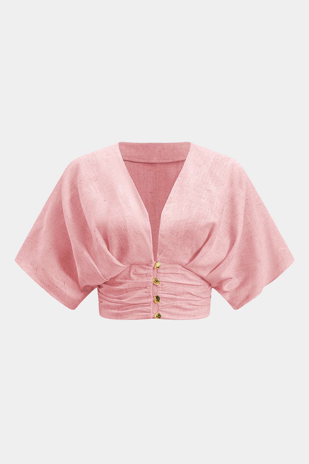 MEADOW™ Cropped Linen Top