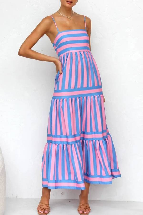 CANDY- Tiered Maxi Dress