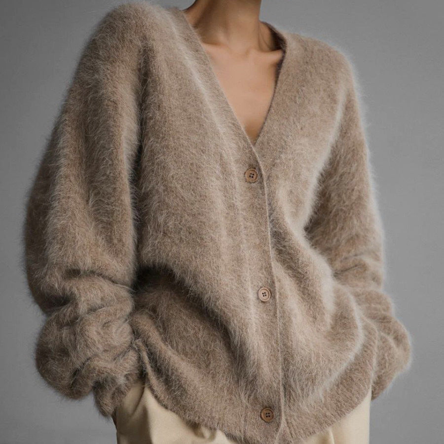 ELARA- Plush Cashmere Cardigan
