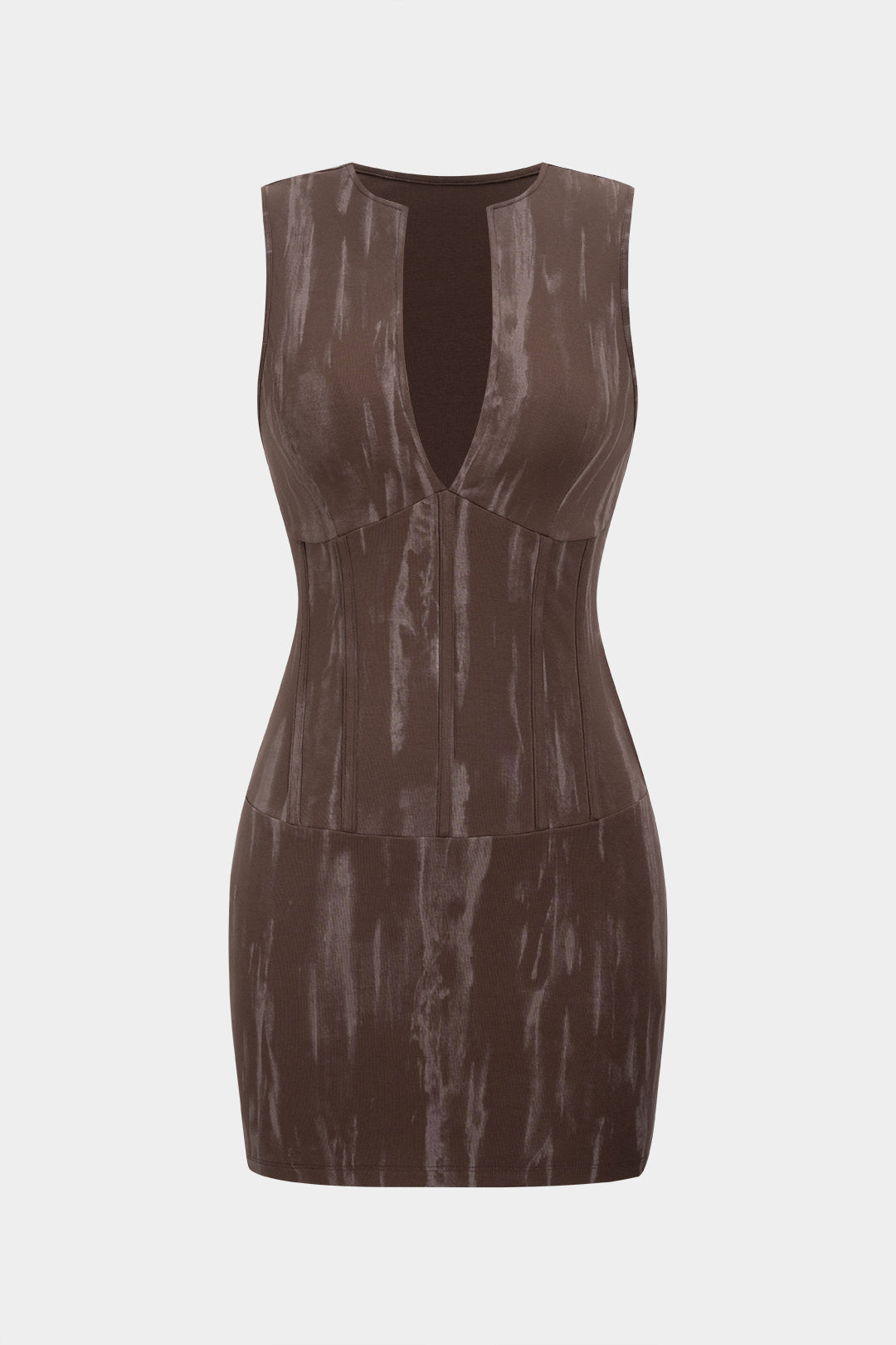 ABSTRACT LUXE™ Sleeveless Ruched Dress