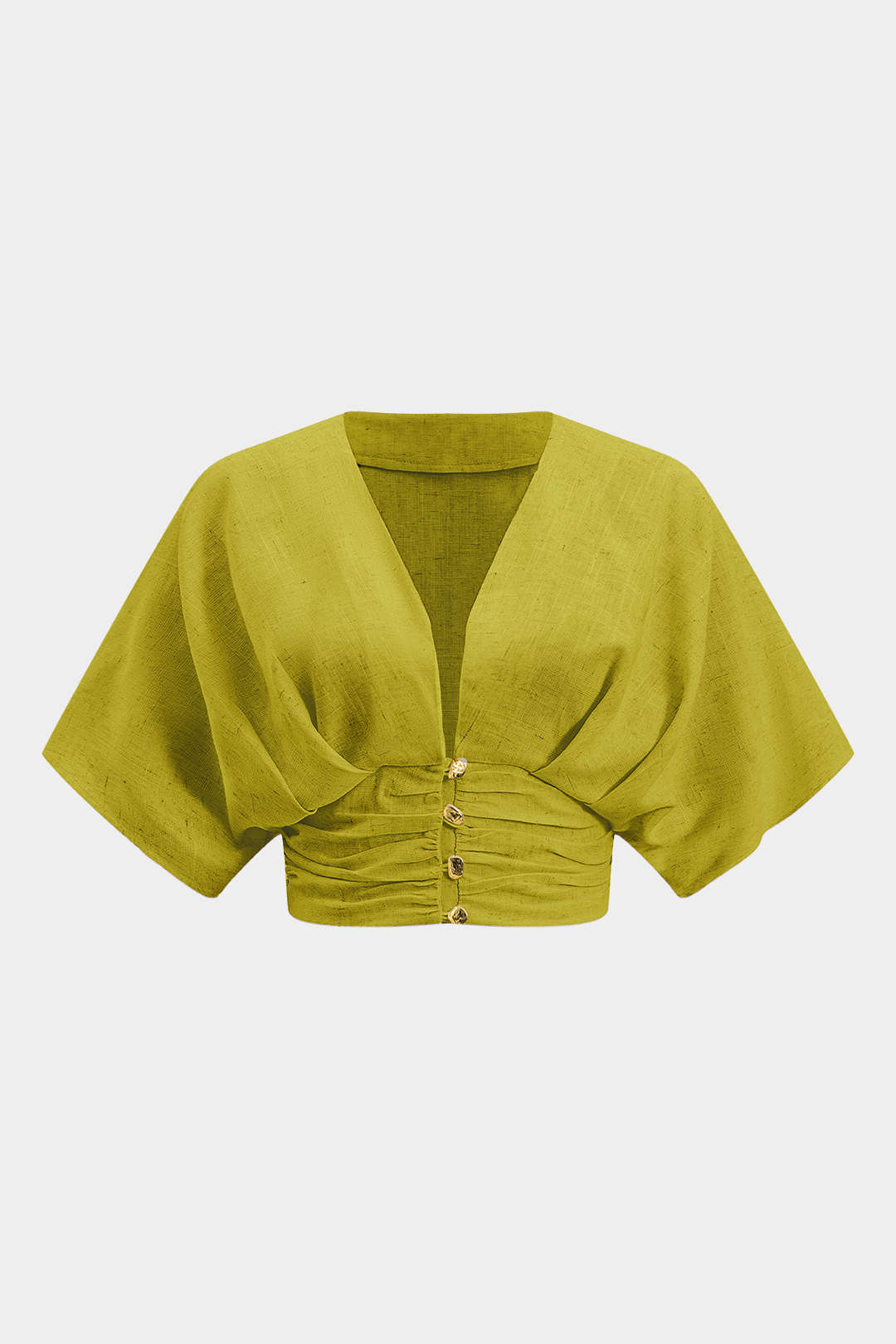 MEADOW™ Cropped Linen Top