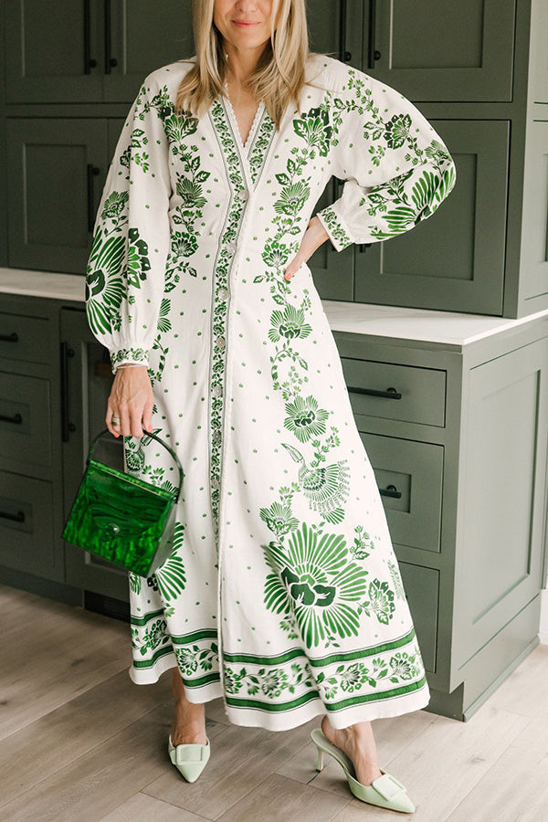 SILVA- Maxi Shirt Dress