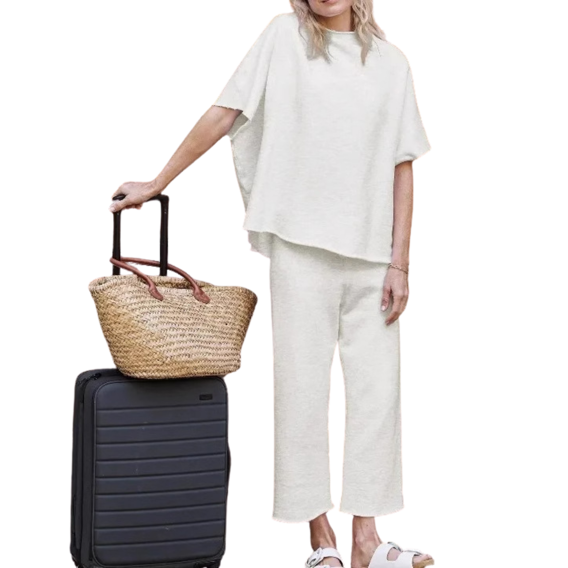 SET ROELLE™ - Relaxed Batwing Sleeve Comfort Set