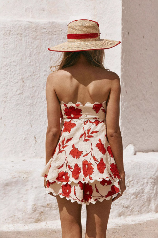 FLORA- Strapless Set