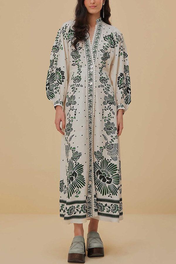 SILVA- Maxi Shirt Dress