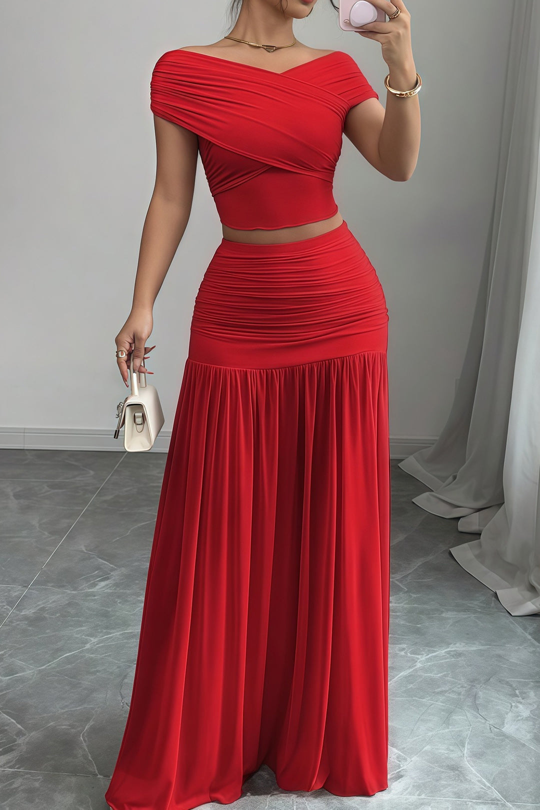 OASIS™ Drape Two-Piece Set