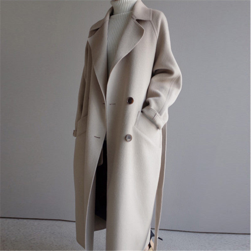 KHLOE | Lined Wool Trench Coat