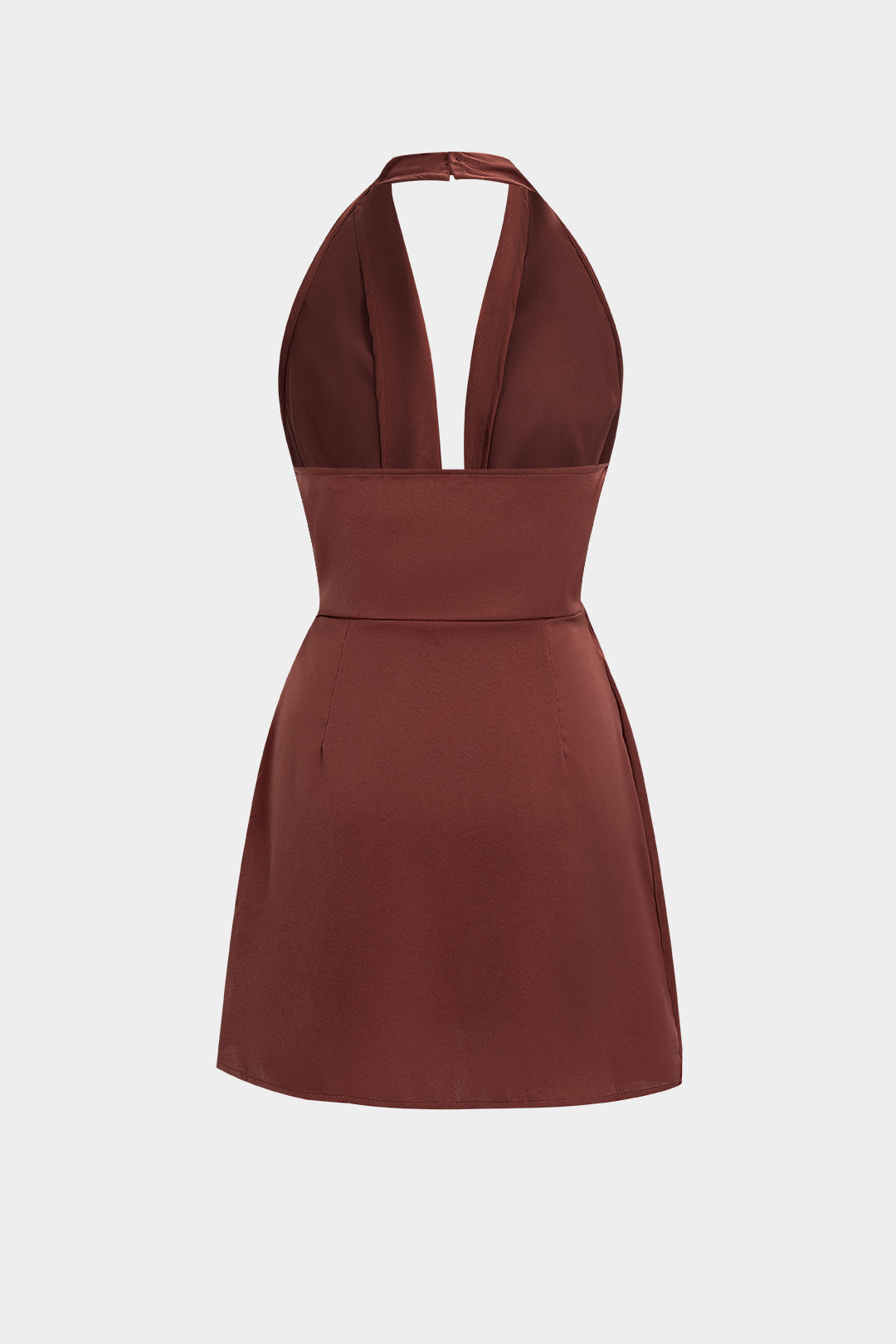 BOA™ Satin Halter Mini Dress