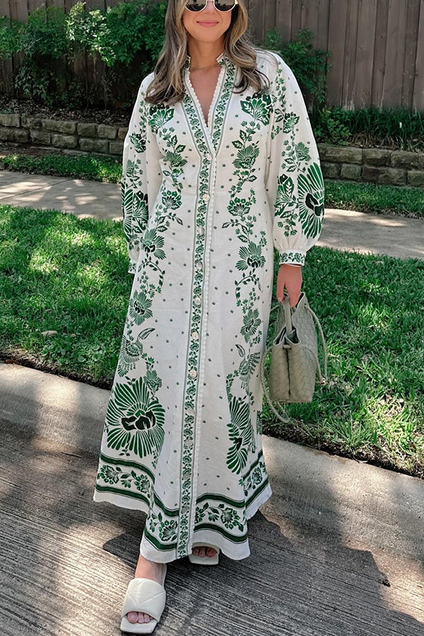SILVA- Maxi Shirt Dress