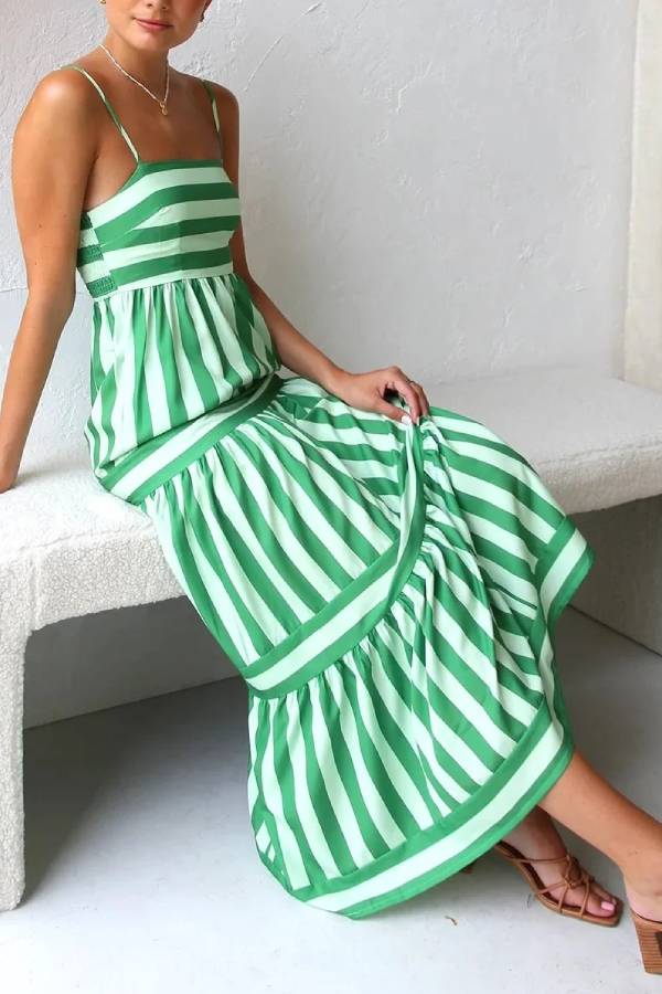 CANDY- Tiered Maxi Dress