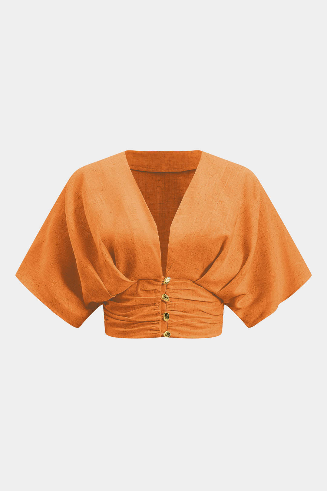 MEADOW™ Cropped Linen Top