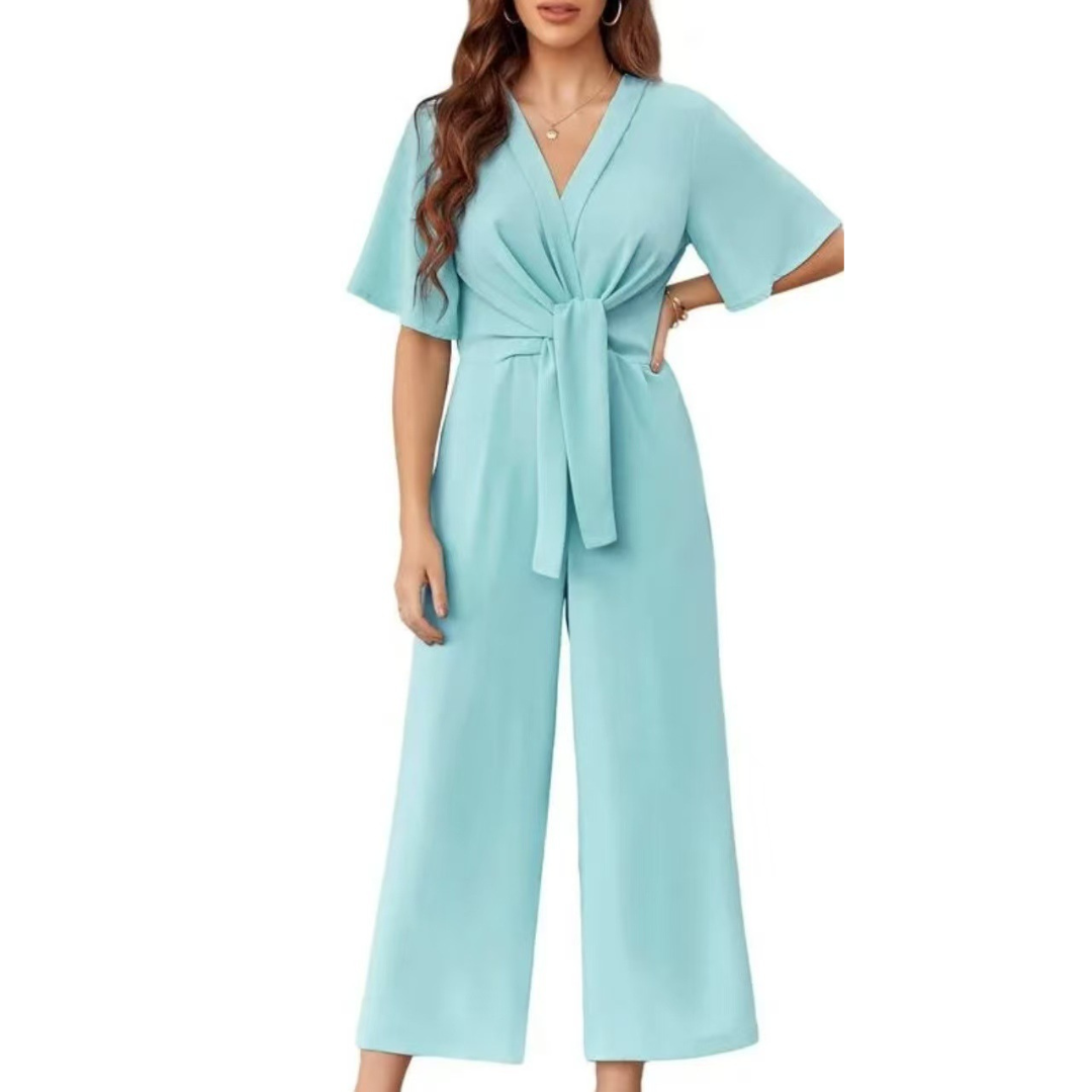 GABRIELLA - Elegant Tie Knot Jumpsuit