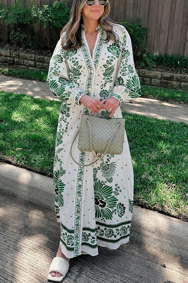 SILVA- Maxi Shirt Dress