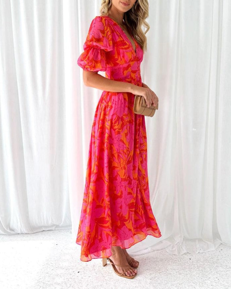 NEREA™– Elegant  Femenine  Maxi Dress