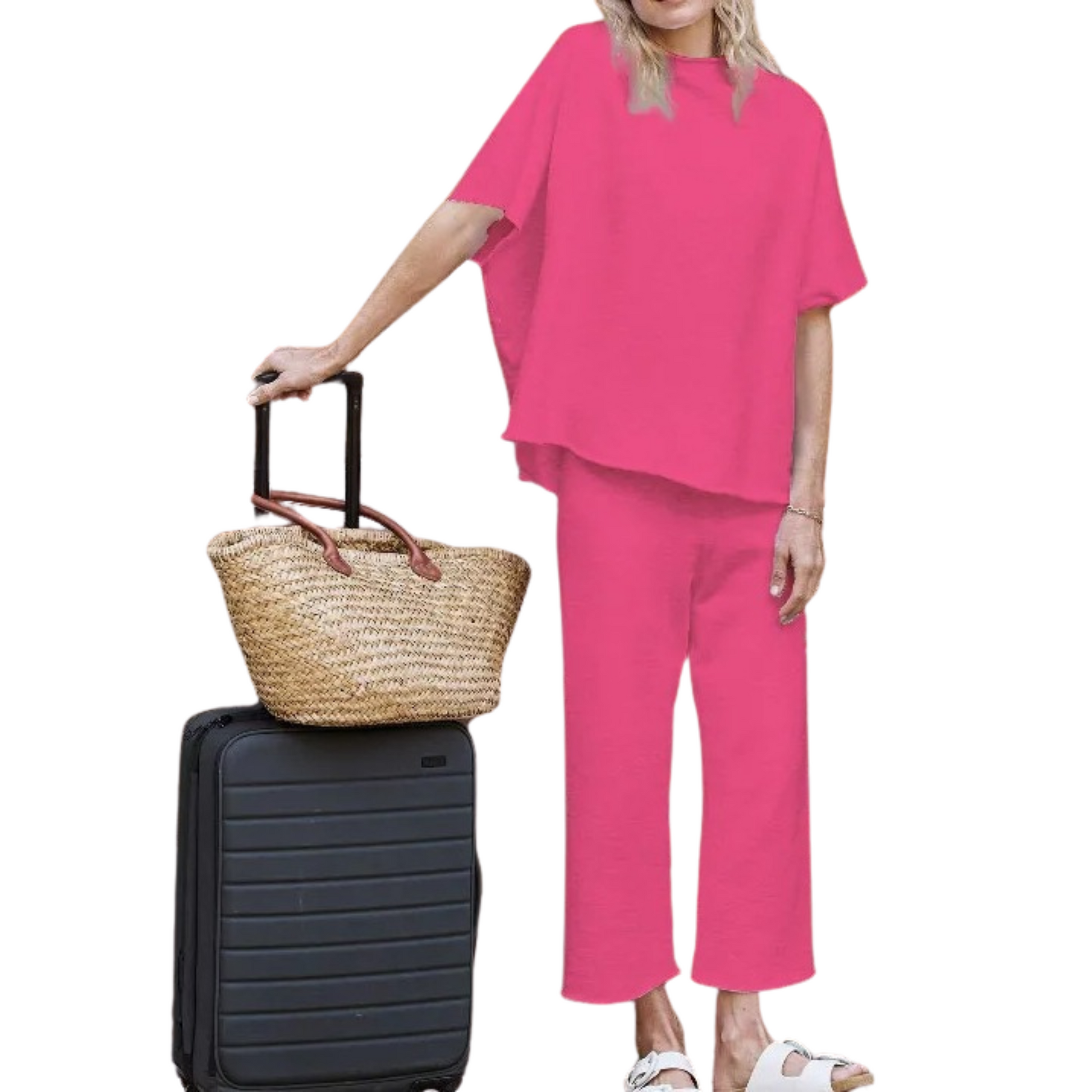 SET ROELLE™ - Relaxed Batwing Sleeve Comfort Set