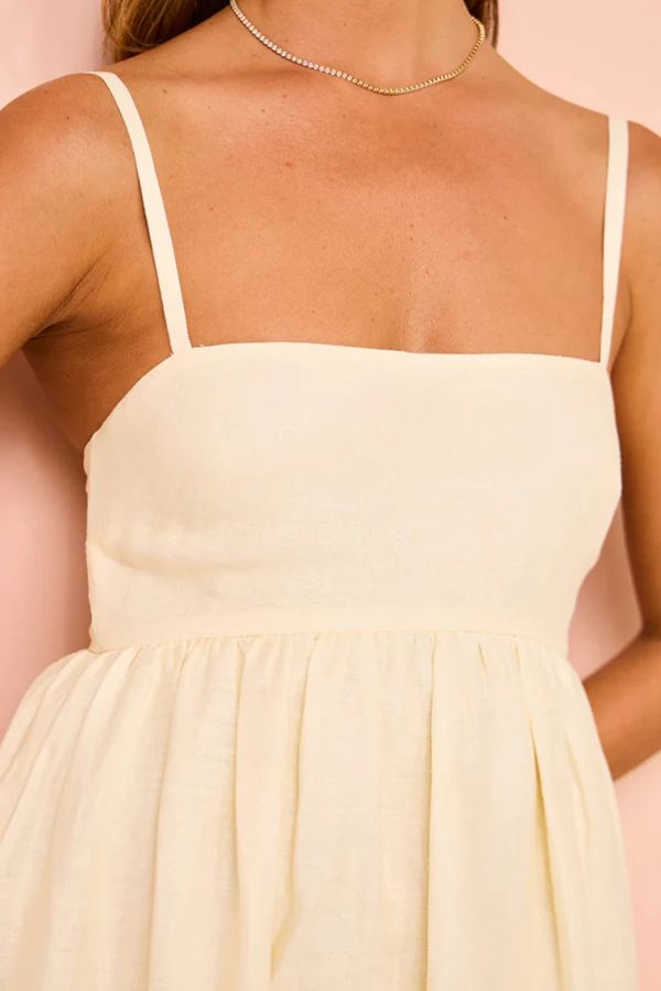 BLOOM™ Embroidered Linen Maxi Dress