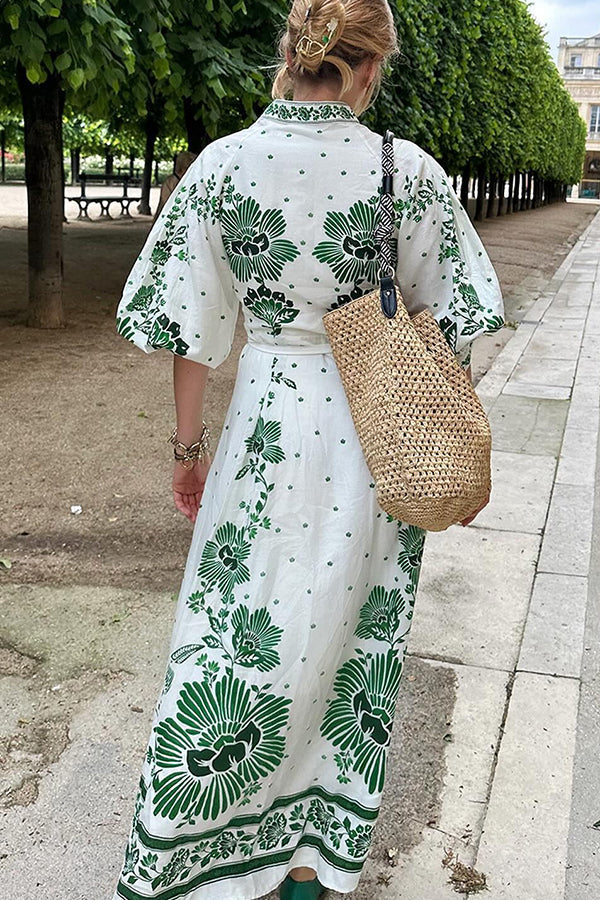 SILVA- Maxi Shirt Dress