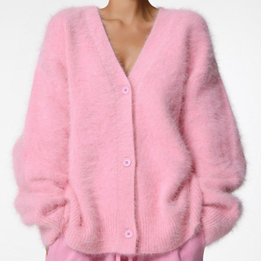 ELARA- Plush Cashmere Cardigan