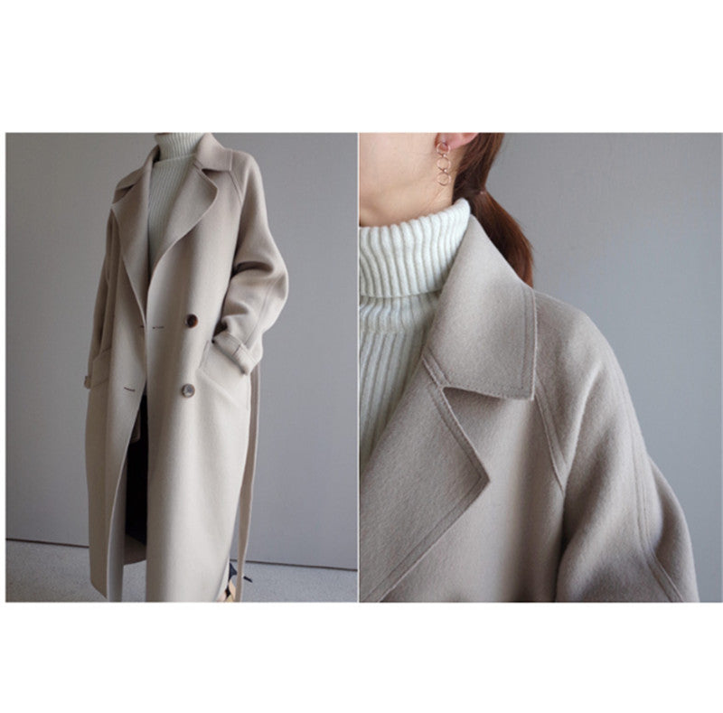 KHLOE | Lined Wool Trench Coat