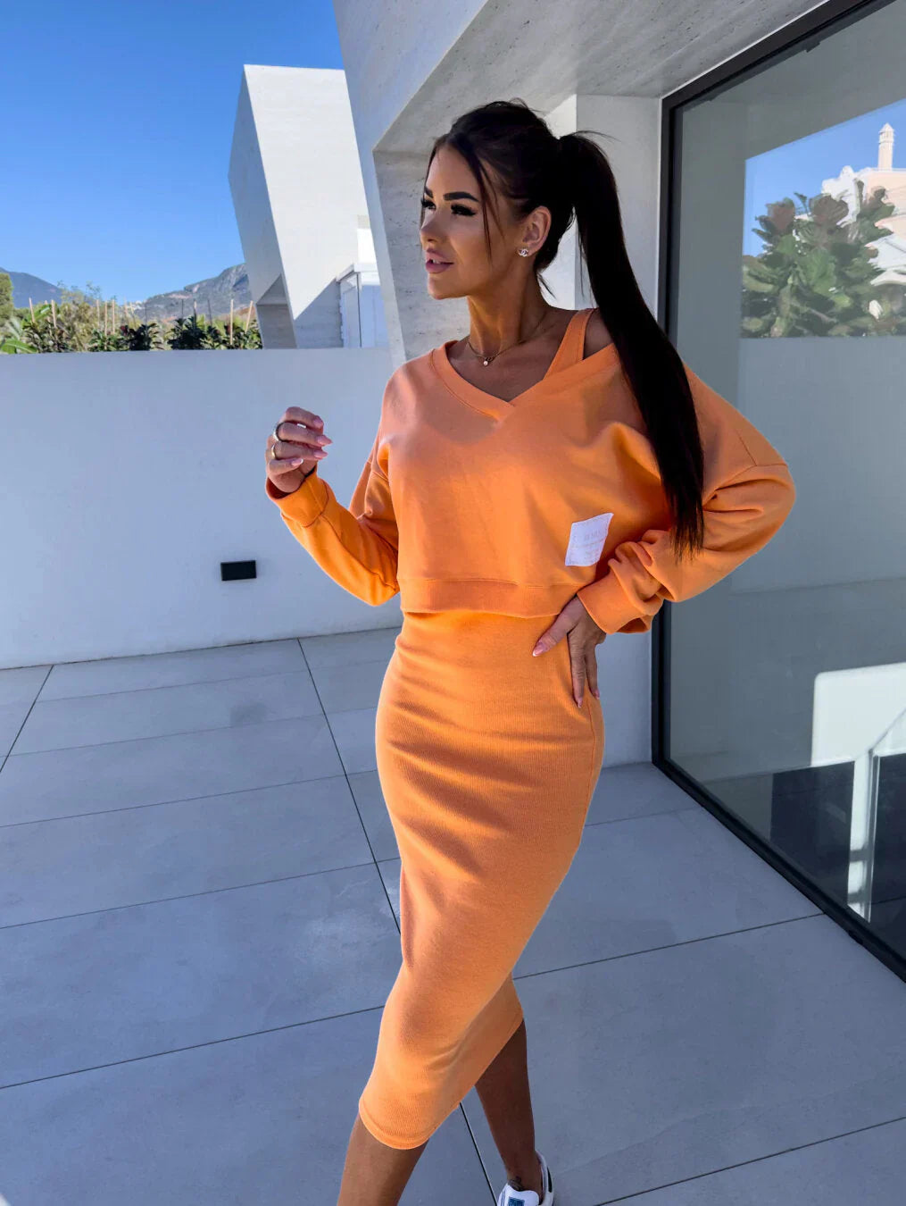 ARIA - Elegant Knitted Two-Piece Set