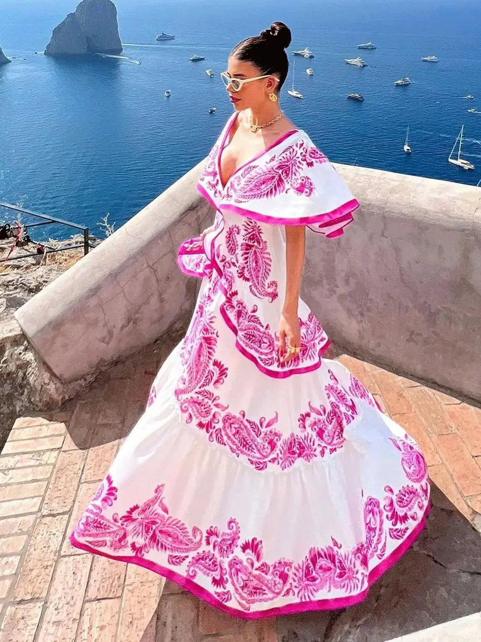 ALHAMBRA™ Embroidered Flamenco Dress