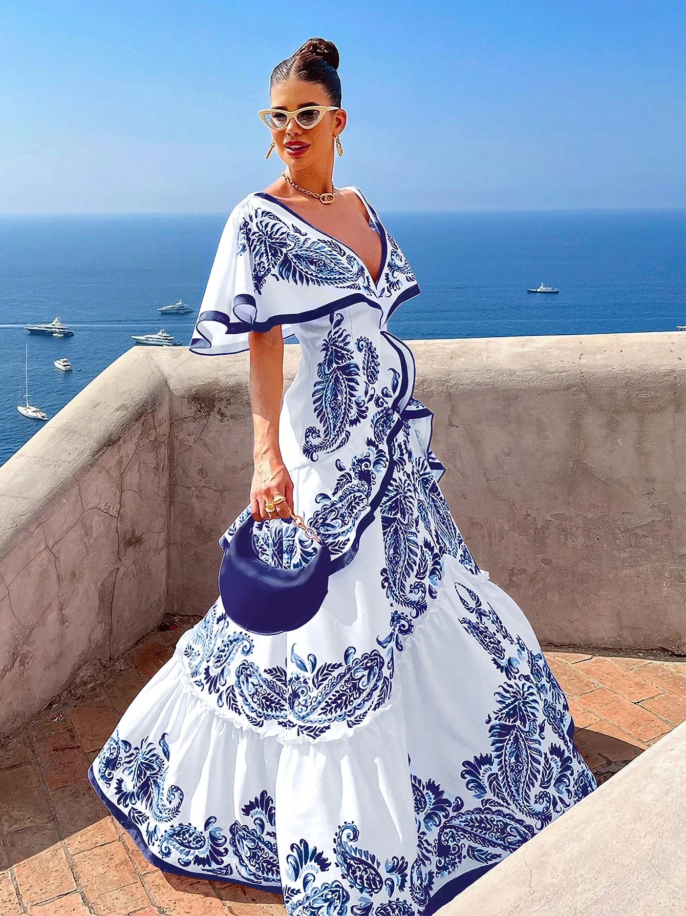 ALHAMBRA™ Embroidered Flamenco Dress