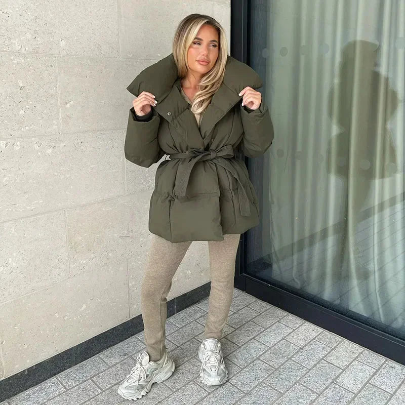 MARA - Essential Belted Puffer Jacket