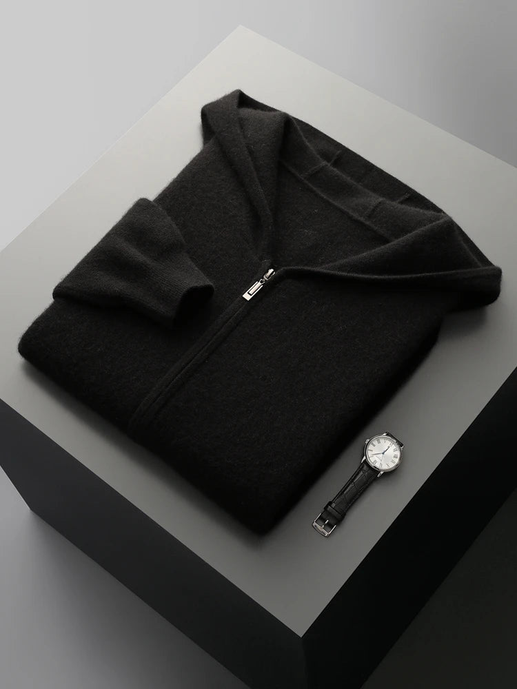 NORDFJELL™ | Merino Wool Hooded Knit Set for Men