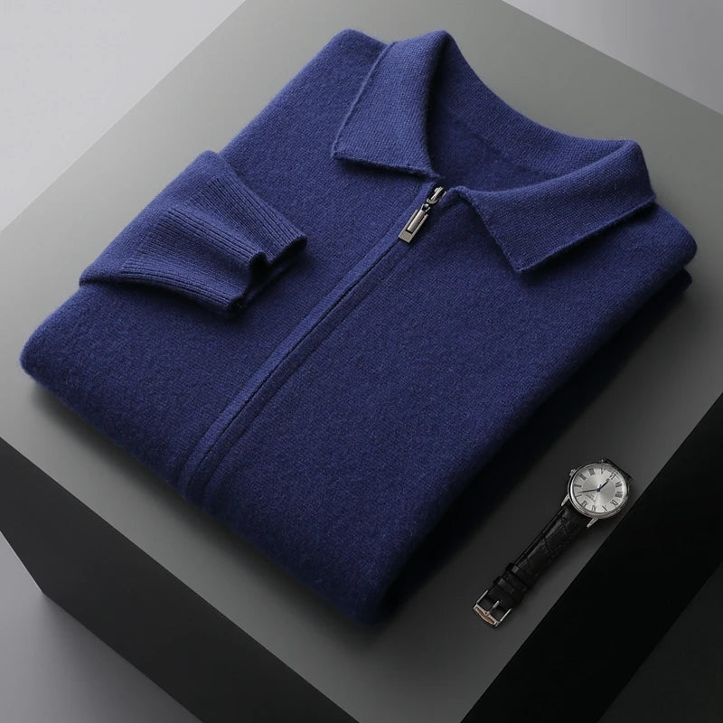 VARDEN™ | Merino Wool Zip Cardigan for Men