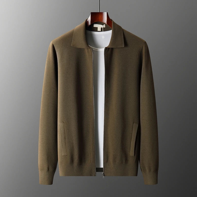 VARDEN™ | Merino Wool Zip Cardigan for Men