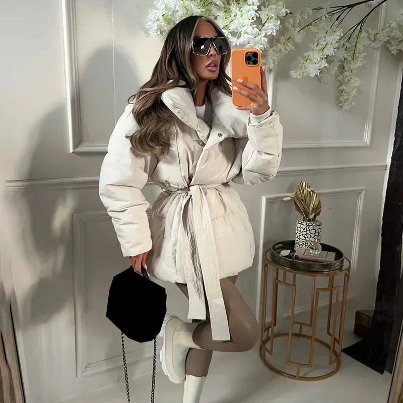 MARA - Essential Belted Puffer Jacket