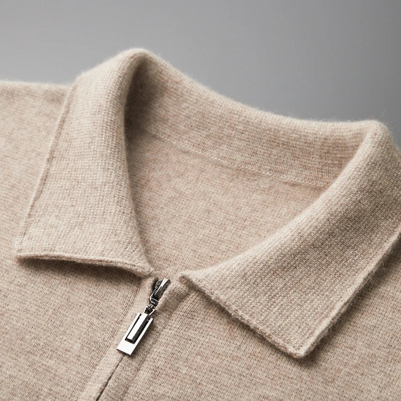 VARDEN™ | Merino Wool Zip Cardigan for Men