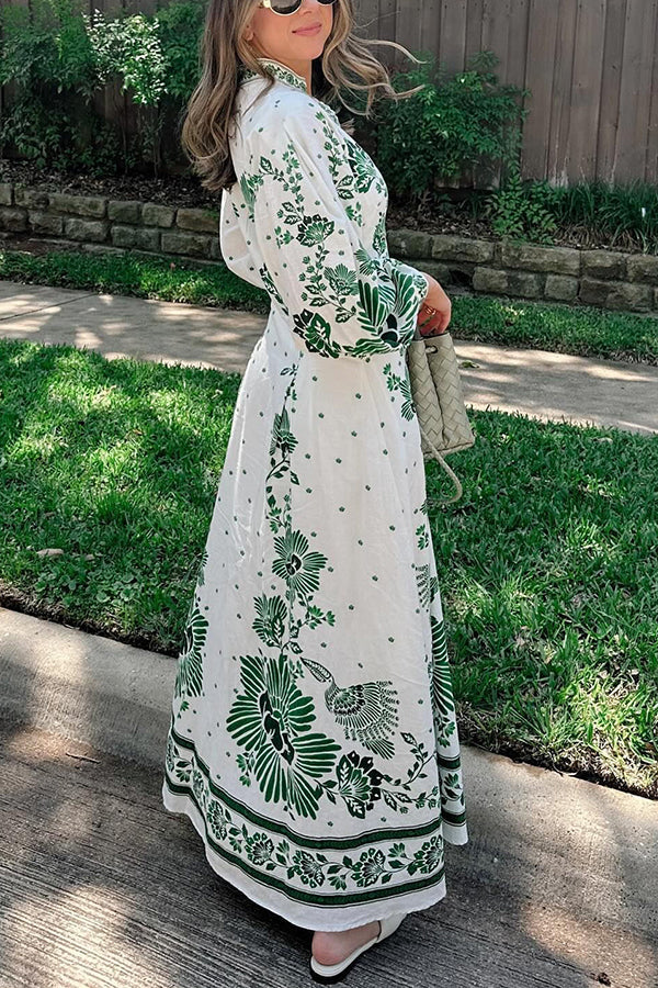 SILVA- Maxi Shirt Dress