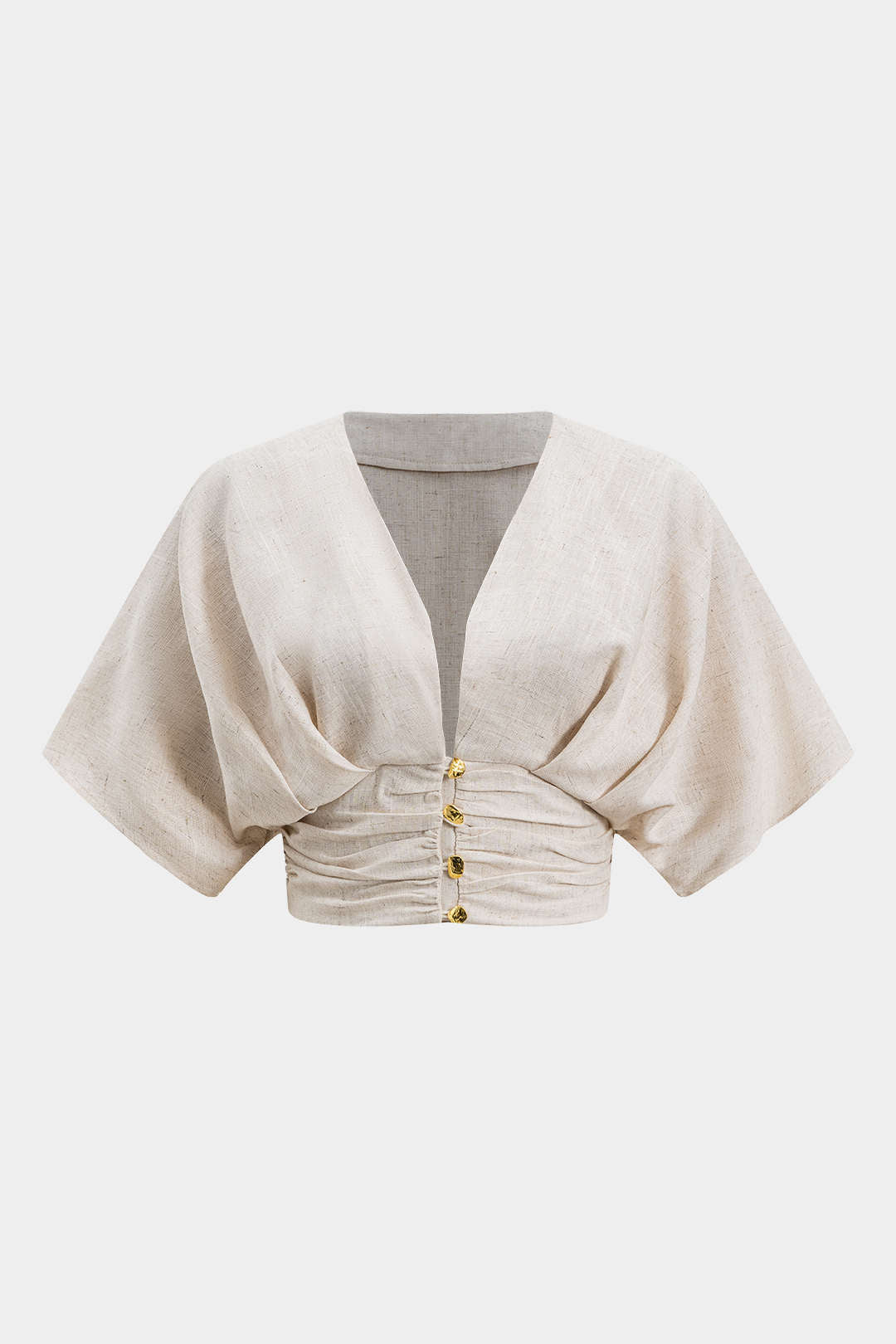 MEADOW™ Cropped Linen Top