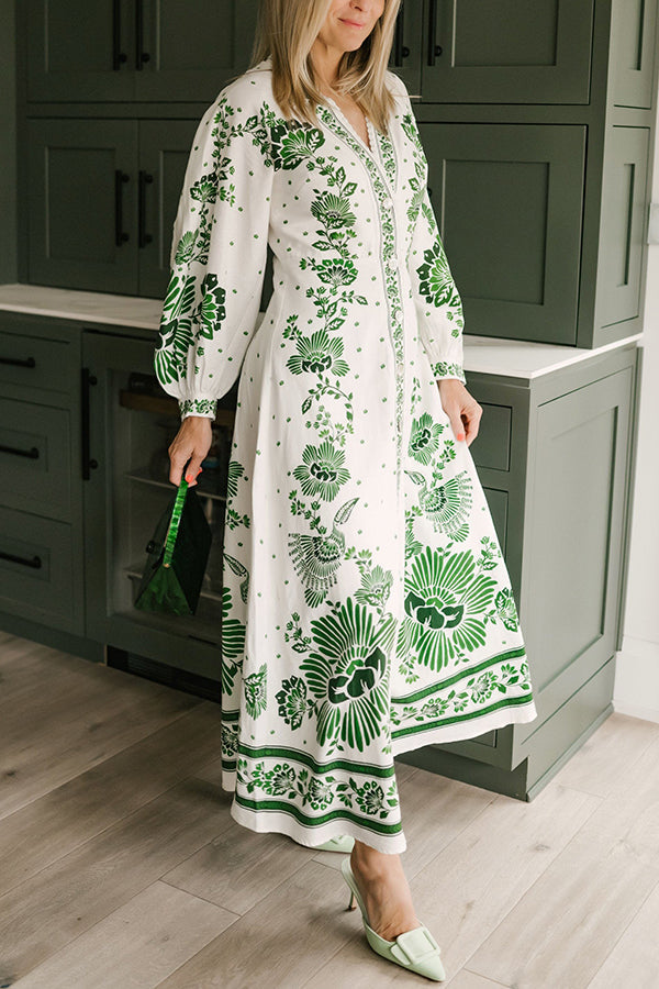 SILVA- Maxi Shirt Dress