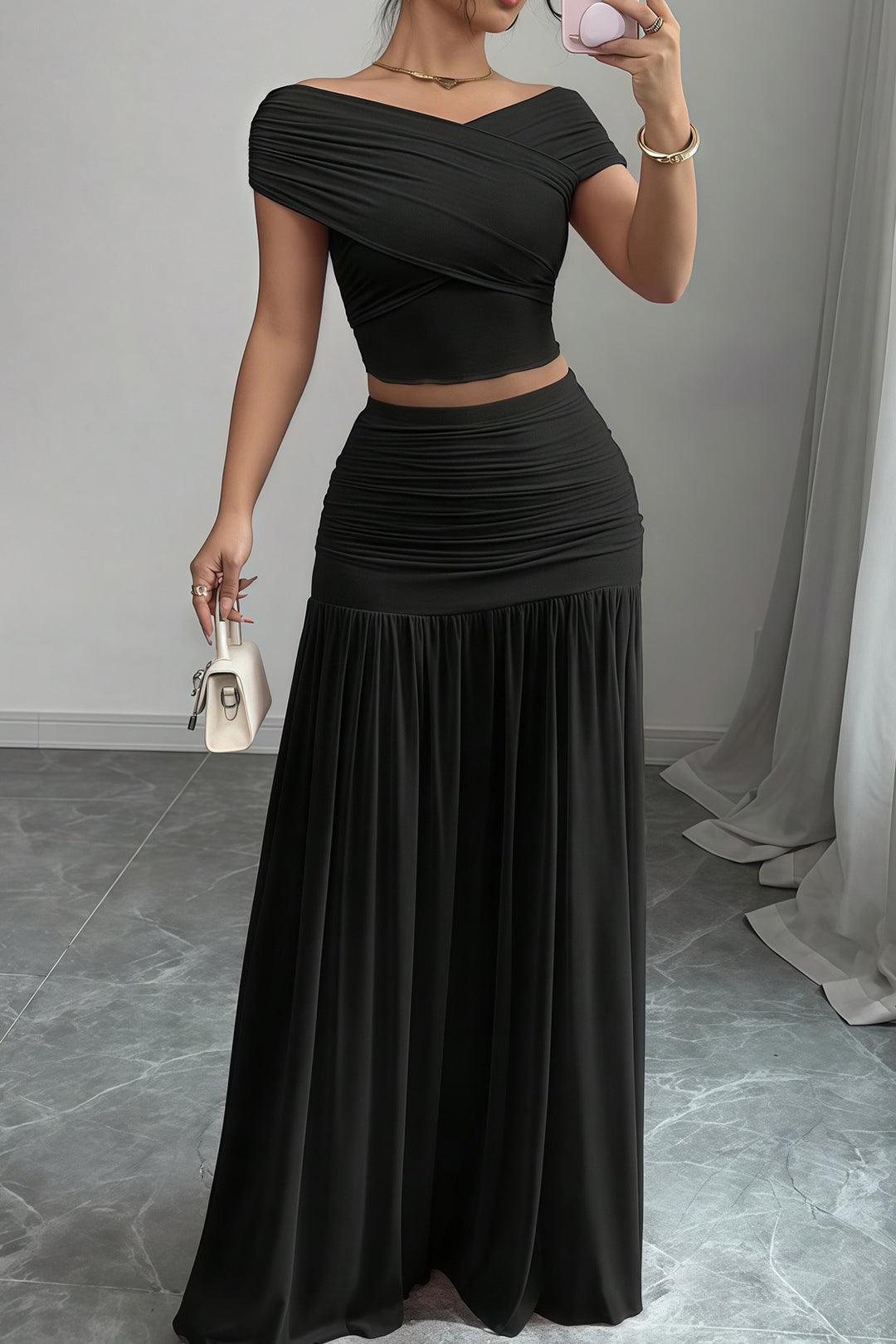 OASIS™ Drape Two-Piece Set