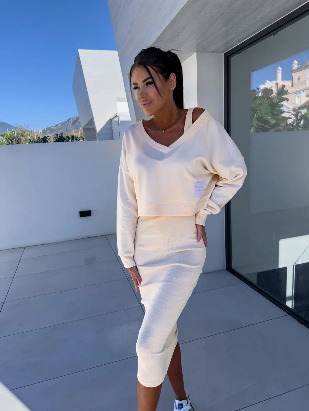 ARIA - Elegant Knitted Two-Piece Set
