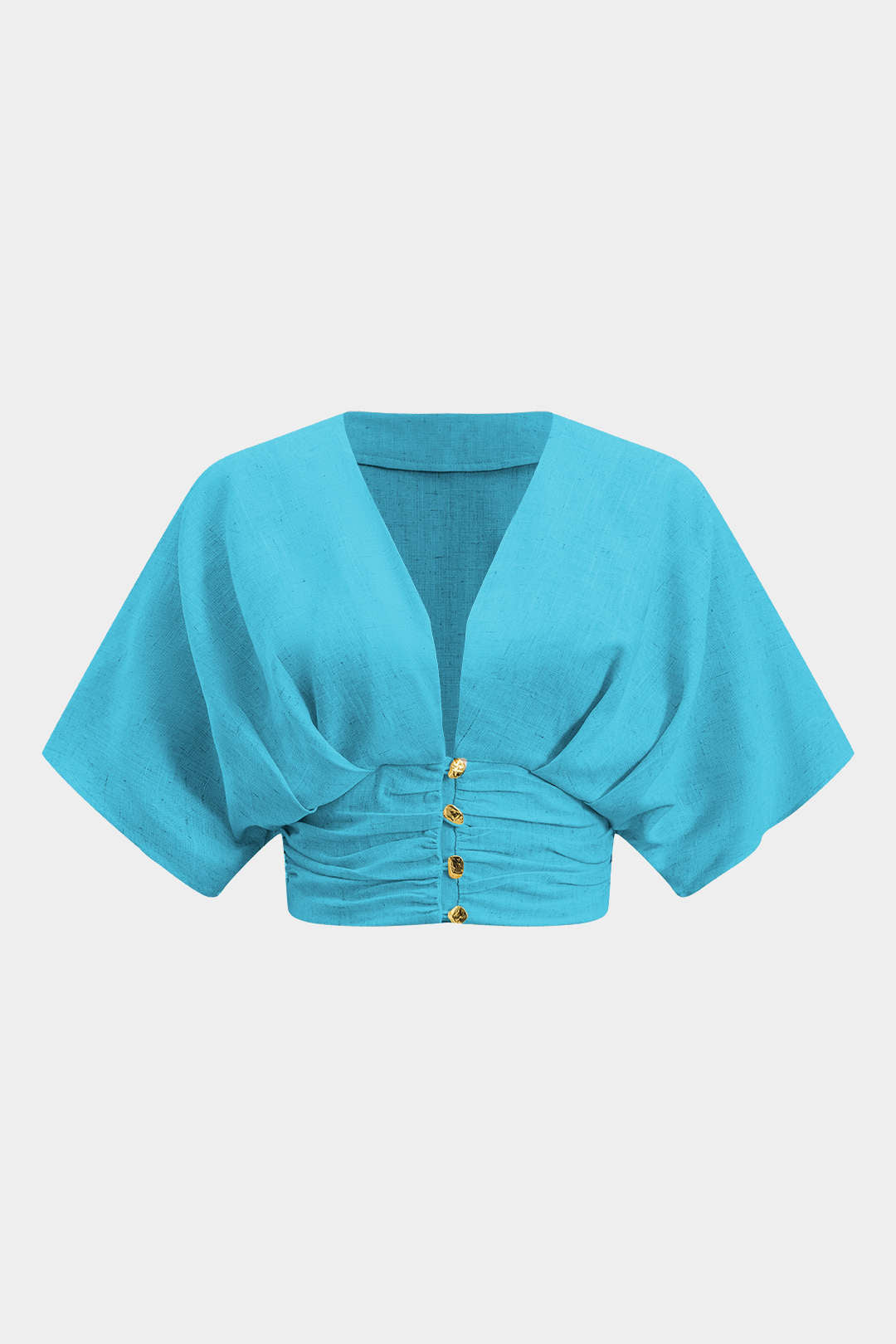 MEADOW™ Cropped Linen Top