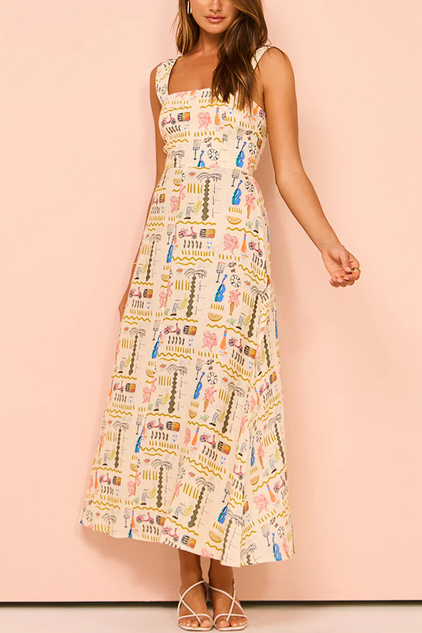 MEDITERRANEA- Maxi Dress