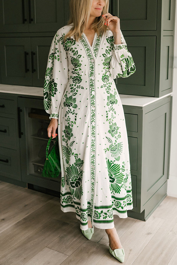 SILVA- Maxi Shirt Dress