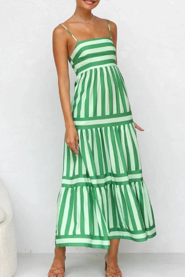 CANDY- Tiered Maxi Dress