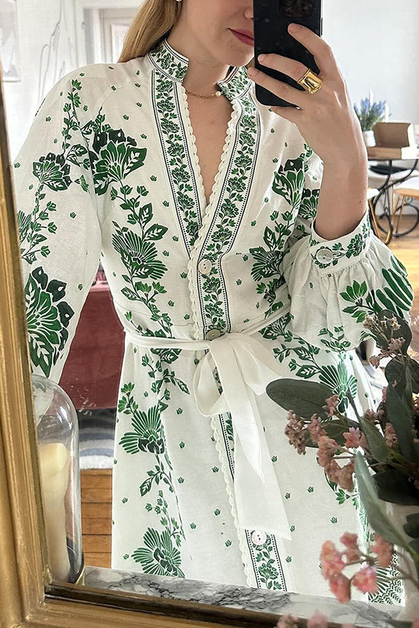 SILVA- Maxi Shirt Dress