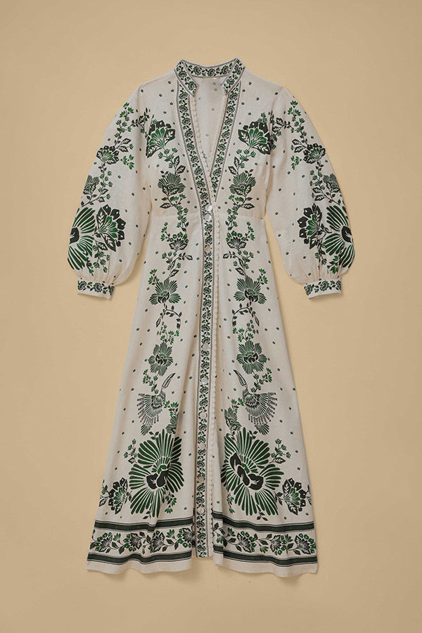 SILVA- Maxi Shirt Dress