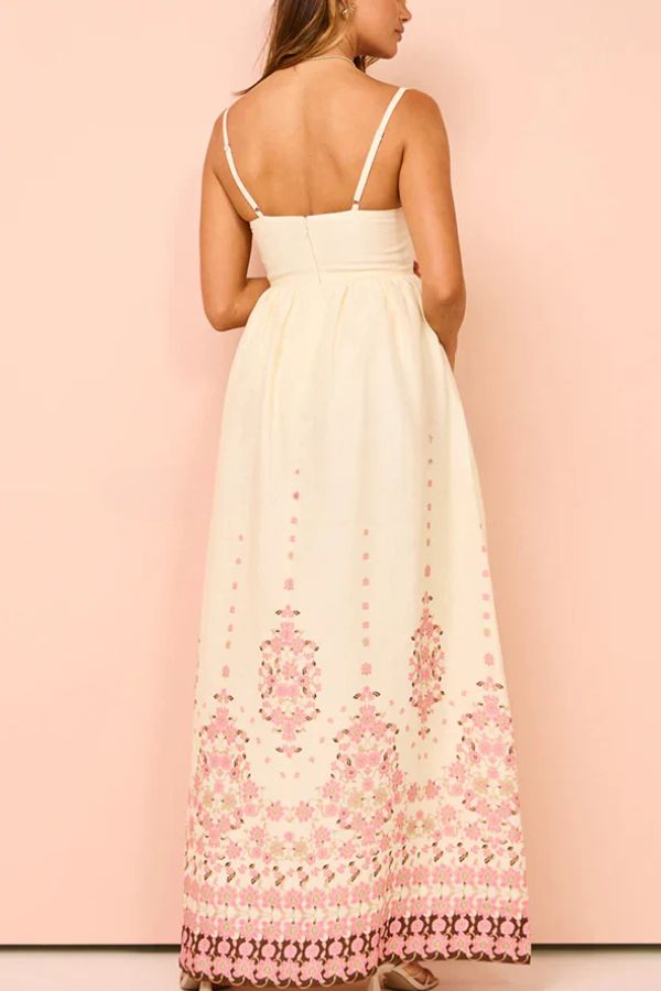 BLOOM™ Embroidered Linen Maxi Dress