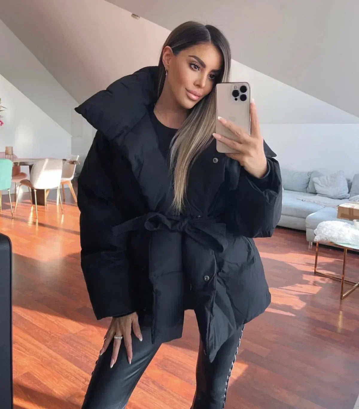MARA - Essential Belted Puffer Jacket