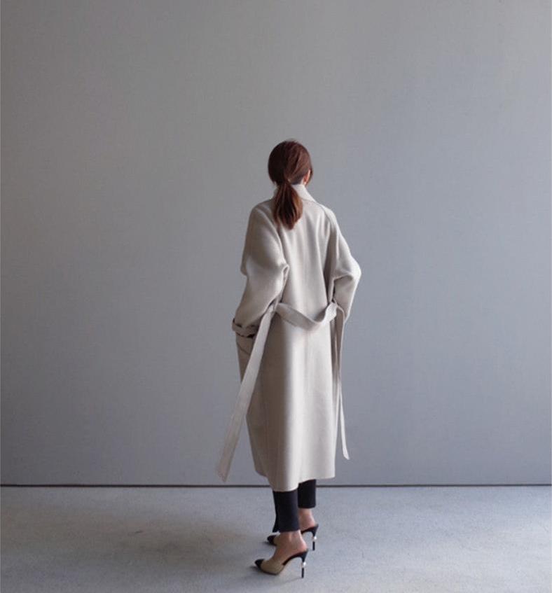 KHLOE | Lined Wool Trench Coat